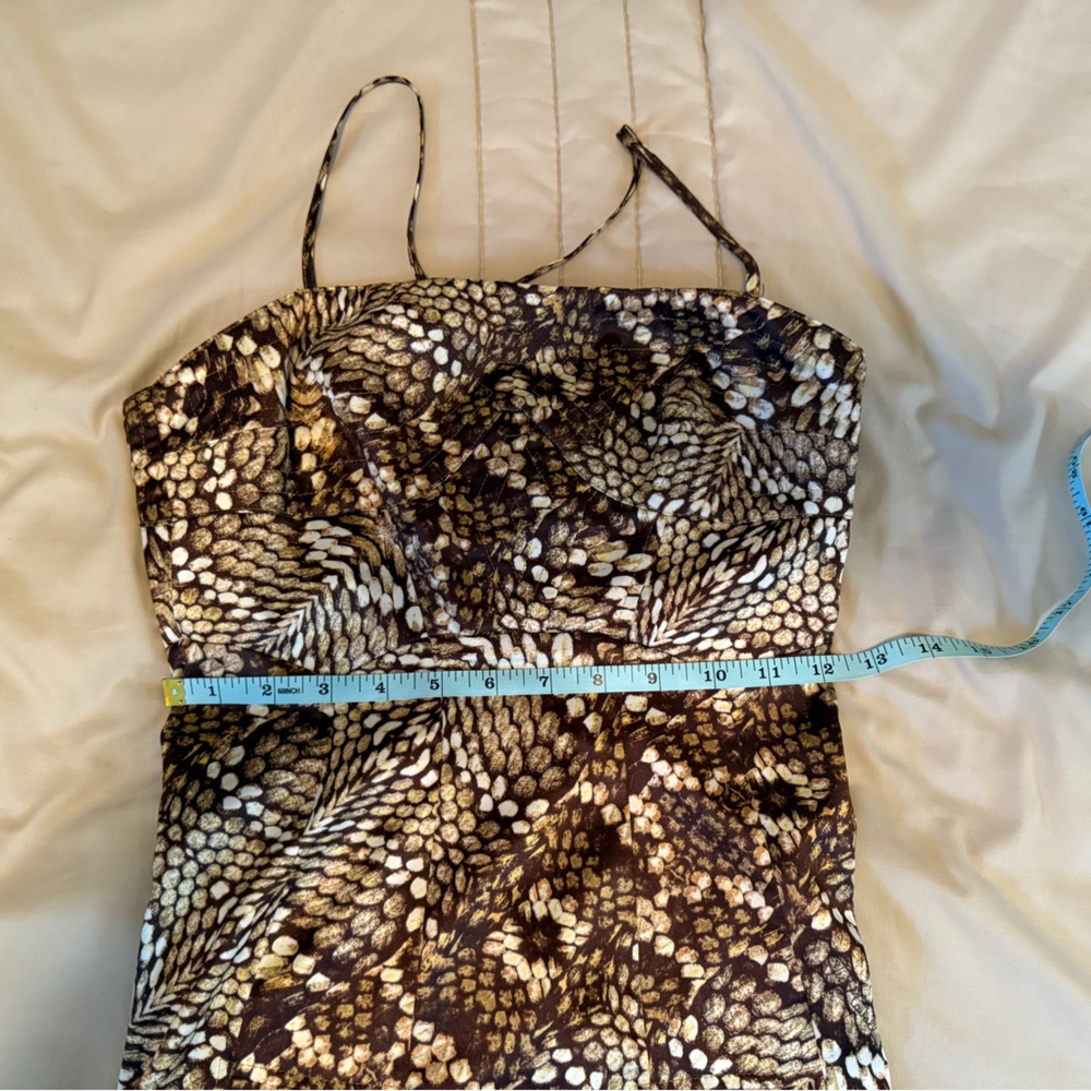 Just Cavalli Midi Dress-ALTERED - SEE MEASUREMENTS AND DESCRIPTION - Picture 6 of 13
